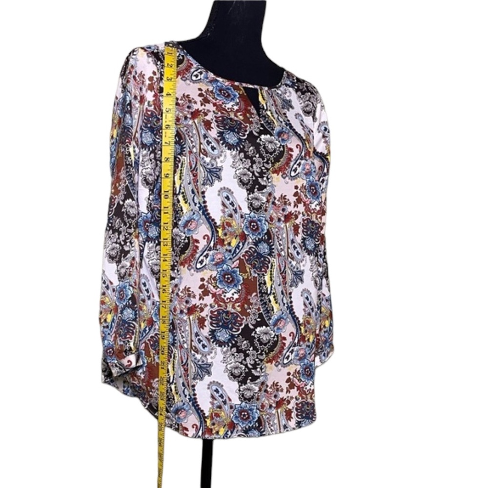 NWT Chico’s Paisley Keyhole Pullover Tunic - Picture 3 of 10